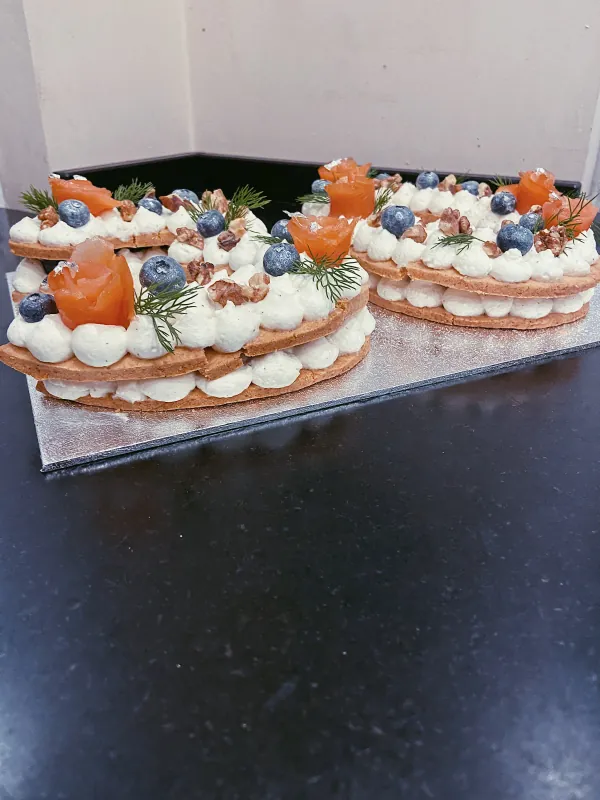 Savory 30 - Salmon, Goat Cheese and Parmesan