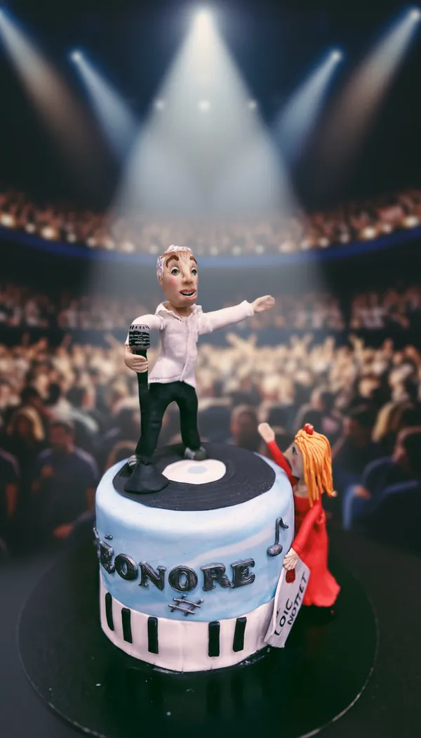 Gateau Loïc Nottet chanteur