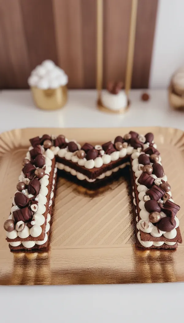 Letter cake number cake
