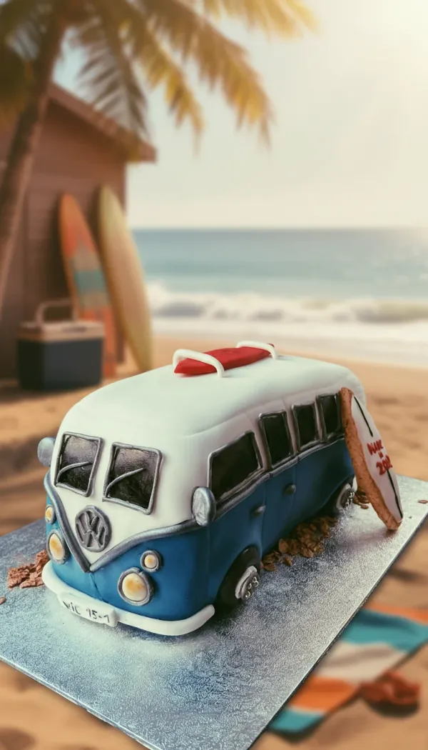 California Van - Blue VW T2