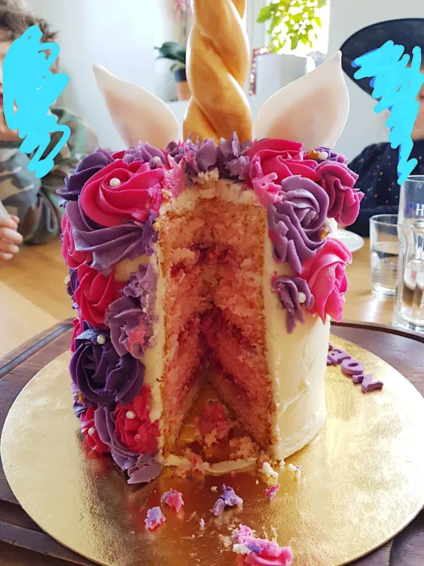 Unicorn cake (Pink & Purple)